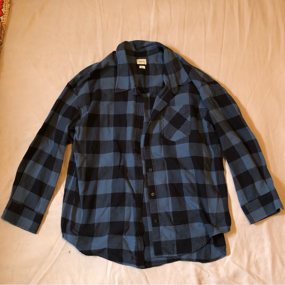 Aritzia flannel plaid shirt